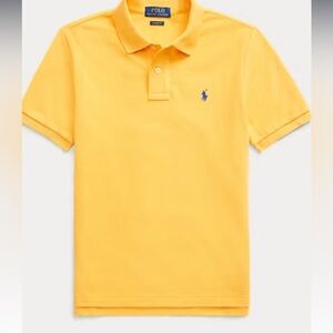 Men’s XL gold bugle polo